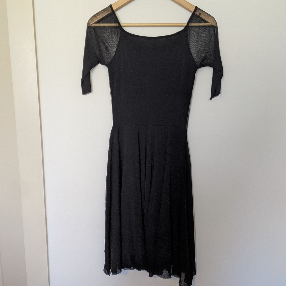 Weston Wear Little Black Dress Mesh, Sz Small - Picture 5 of 7